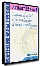 Logiciel astrologie Azimut35 Pro 1