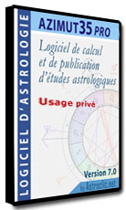 Logiciel astrologie Azimut35 Pro Light